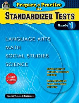 Paperback Prepare & Practice for Standardized Tests Grade 1 Book