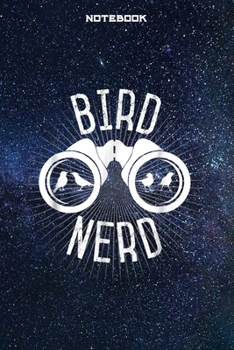 Paperback Bird Nerd: Customized Bird Watching Log Book 6 x 9 Customized Interior Notebook Book