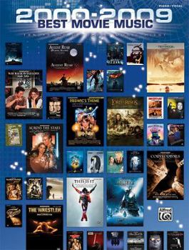 Paperback 2000-2009 Best Movie Music: Piano/Vocal Book