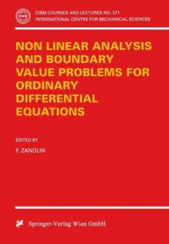 Paperback Non Linear Analysis and Boundary Value Problems for Ordinary Differential Equations Book
