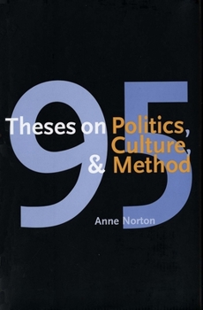 Hardcover 95 Theses on Politics, Culture, and Method Book