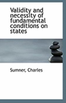 Paperback Validity and Necessity of Fundamental Conditions on States Book