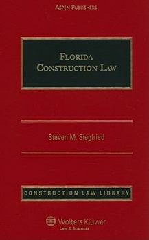 Hardcover Florida Construction Law Book