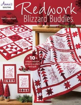 Paperback Redwork Blizzard Buddies Book