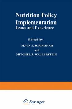 Paperback Nutrition Policy Implementation: Issues and Experience Book