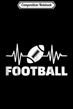 Composition Notebook: Football frequency  Journal/Notebook Blank Lined Ruled 6x9 100 Pages
