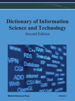 Hardcover Dictionary of Information Science and Technology (2nd Edition) Vol 1 Book