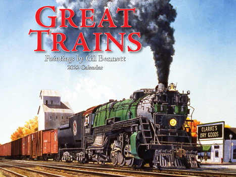 Calendar Cal 2022- Great Trains Book