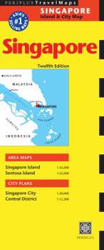 Paperback Singapore Island & City Map Book