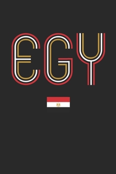 Paperback Vintage Egypt Notebook - Egypt Diary - Retro Egyptian Flag Journal - Egypt Gifts: Medium College-Ruled Journey Diary, 110 page, Lined, 6x9 (15.2 x 22. Book