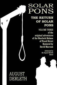 The Return of Solar Pons - Book #3 of the Solar Pons