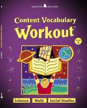 Paperback Jamestown Education, Content Vocabulary Workout, Student Edition, Grade 8 Book