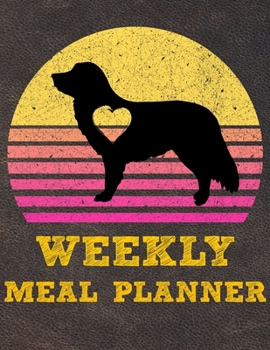Paperback Weekly Meal Planner: 8.5x11 Inches Menu Food Planner - 52 Week Meal Prep Book - Weekly Food Planner & Grocery Shopping List Notebook For No Book