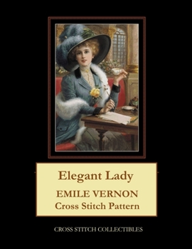 Paperback Elegant Lady: Emile Vernon Cross Stitch Pattern Book