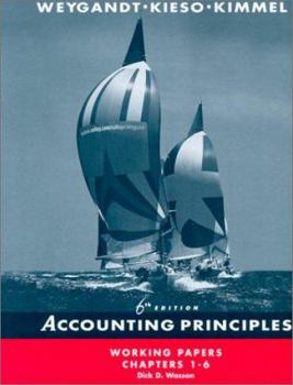 Paperback Accounting Principles: Working Papers, Chapters 1-6 Book