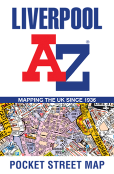 Paperback Liverpool A-Z Pocket Street Map Book