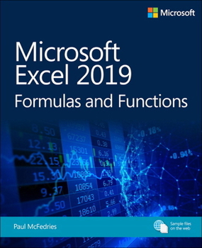 Paperback Microsoft Excel 2019 Formulas and Functions Book