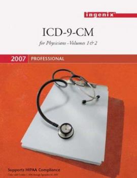 Paperback ICD-9-CM 2007 Professional F/ Physicians Vols 1 & 2 (Compact) Book