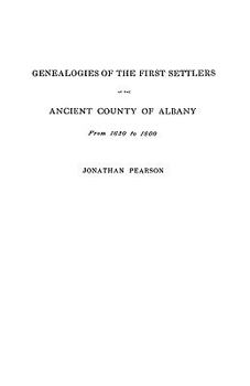 Paperback Contributions for the Genealogies of the First Settlers of the Ancient County of Albany [ny], from 1630 to 1800 Book