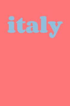 Paperback Italy: Cute Dot Grid Journal in Cherry Coral for Planning and Journaling Your Travels Book