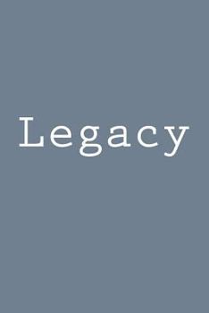 Paperback Legacy: Notebook Book