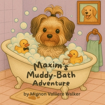 Paperback Maxim's Muddy-Bath Adventure [Large Print] Book