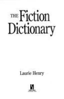 Hardcover The Fiction Dictionary Book