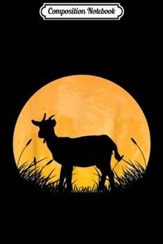 Composition Notebook: Goat Easy Halloween Outfit Sheep Kid Nanny Moon Costume Gift  Journal/Notebook Blank Lined Ruled 6x9 100 Pages