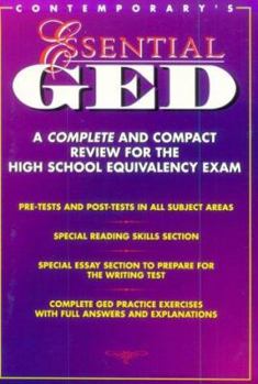 Paperback Contemporary's Essential GED Book