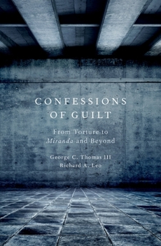 Hardcover Confessions of Guilt Book