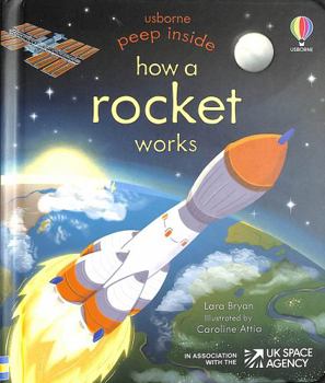 Paperback Peep Inside how a rocket works Book