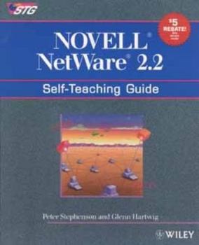 Paperback Novell? NetWare? 2.2: Self-Teaching Guide Book