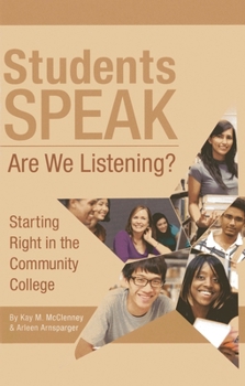 Hardcover Students Speak: Are We Listening? Book
