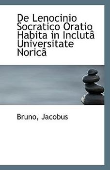 Paperback de Lenocinio Socratico Oratio Habita in Incluta Universitate Norica Book