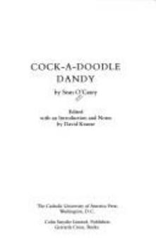 Hardcover Cock-A-Doodle Dandy (Irish Dramatic Texts) Book