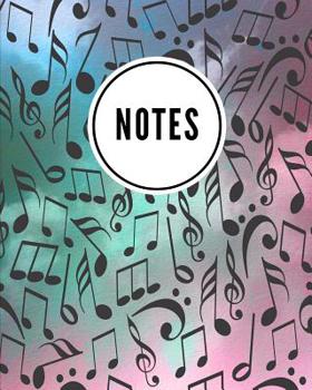 Paperback Notes: Music Note Design (10) - Cute Writing Notebook For School, Home & Office - [Classic] Book