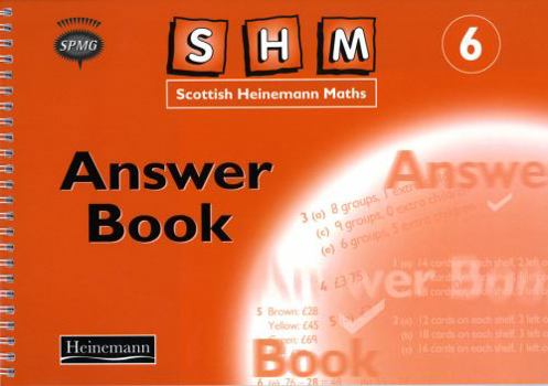 Paperback Scottish Heinemann Maths 6: Answer Book
