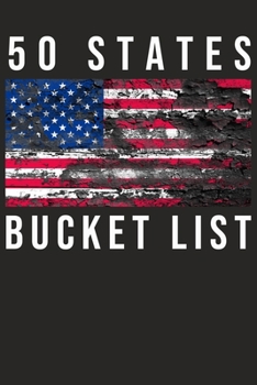 50 States Bucket List: 100 Bucket List Guided Journal Prompt Gift For Adventures in 50 US States 6x9"