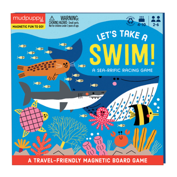 Board Game Let's Take a Swim Magnetic Board Game Book