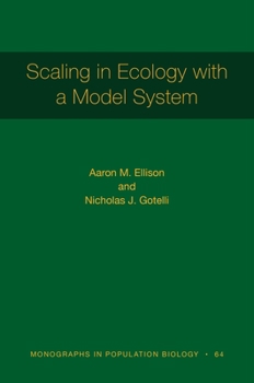 Paperback Scaling in Ecology with a Model System Book