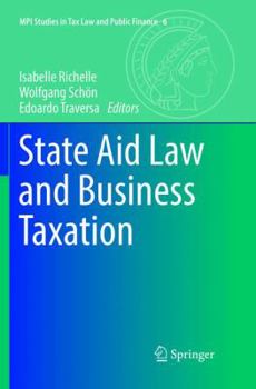 Paperback State Aid Law and Business Taxation Book