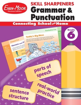 Paperback Skill Sharpeners: Grammar & Punctuation, Grade 6 Workbook Book