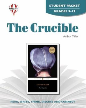 Paperback The Crucible - Student Packet by Novel Units Book