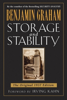 Paperback Storage and Stability: The Original 1937 Edition Book