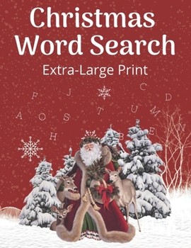 Christmas Word Search Extra-Large Print: Word Find Puzzle Book For Adults And Kids - Exercise Games Word Search Puzzles Activity Book with solutions -