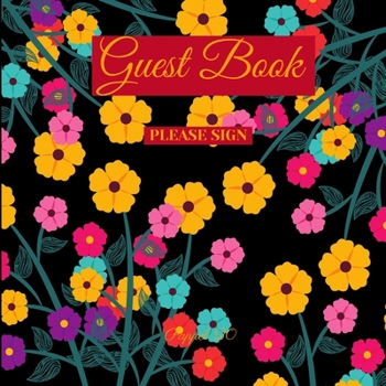 Guest Book - Floral Symphony of Spring -For any occasion