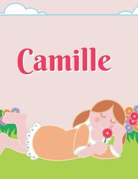 Camille Personalized Sketchbook Journal Notebook: A sketchbook, daily diary, composition book combo, gift idea for someone named Camille!!