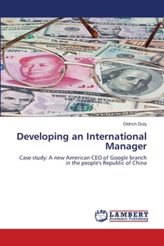 Paperback Developing an International Manager Book
