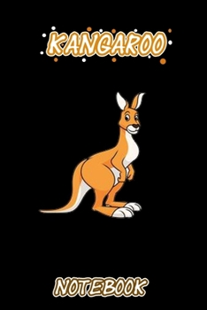 Paperback kangaroo notebook: kangaroo notebook / journal with 100 lined pages 6x9 inch great gift for australian kangaroo lovers Book