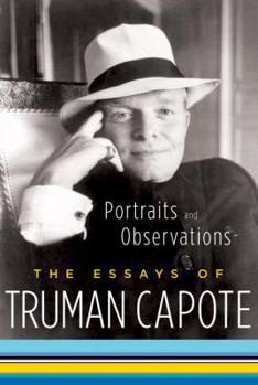 Hardcover Portraits and Observations: The Essays of Truman Capote Book